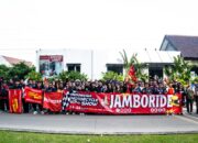 Sekitar 250 pengendara berpartisipasi dalam IMOS Jamboride